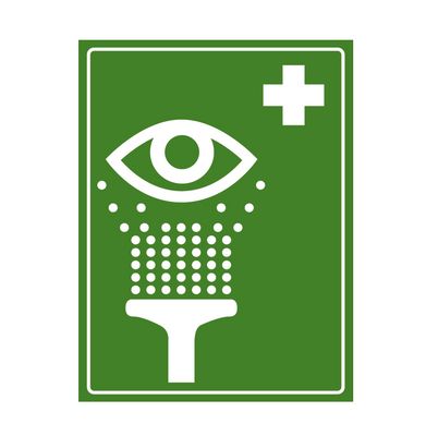 Placa Indicativa Lava Olhos